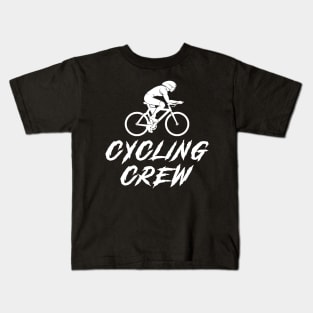 Cycling Crew Awesome Tee: Pedaling with Humor! Kids T-Shirt